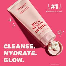 The Face Shop Rice Water Bright Korean Cleanser - Best Face Wash for Even Tone & Glowing Skin-M